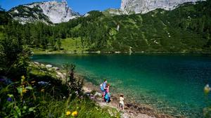 Wanderer auf der Tauplitzalm